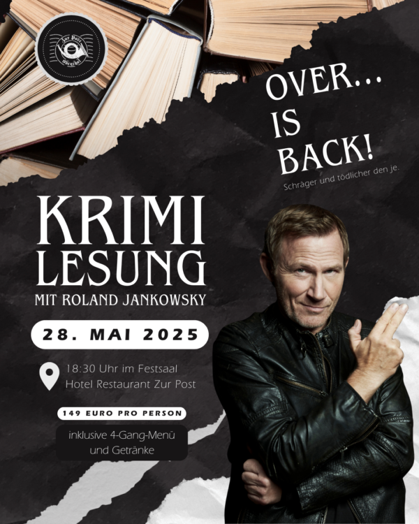 Krimilesung mit Roland Jankowsky